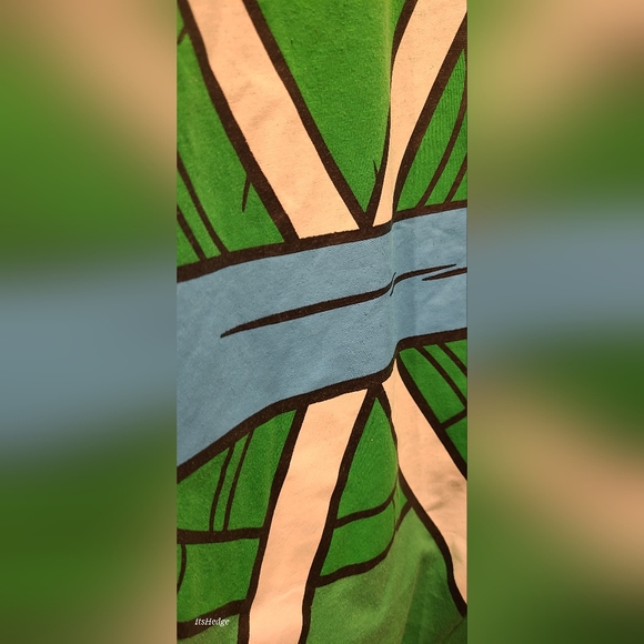 Officially Licensed Large TMNT Leonardo Long Sleeve Shirt Ninja Turtles - Picture 4 of 6